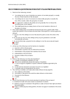 Succession Model exam with Answer.pdf